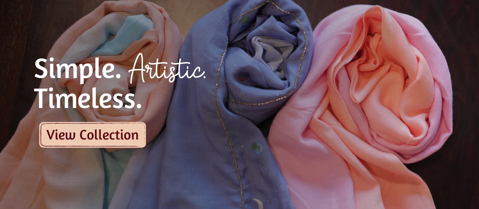 Timeless handmade scarves with artistic design by Ekeha artisans